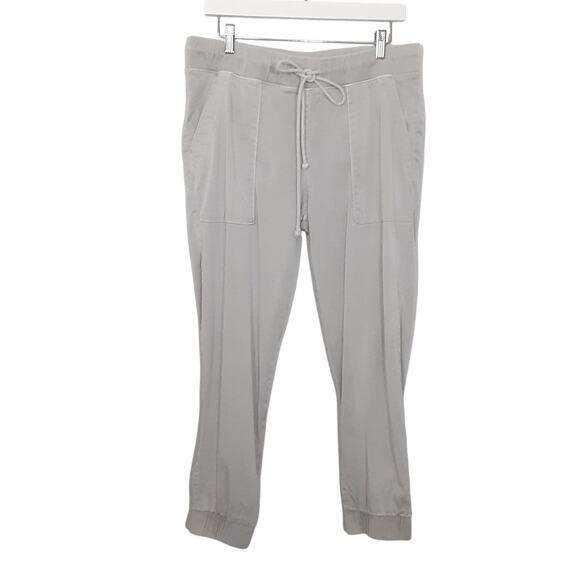 Bella Dahl Pocket Jogger Tencel Pant Stone Gray Womens M Minimalist Quiet Luxury - Picture 3 of 12